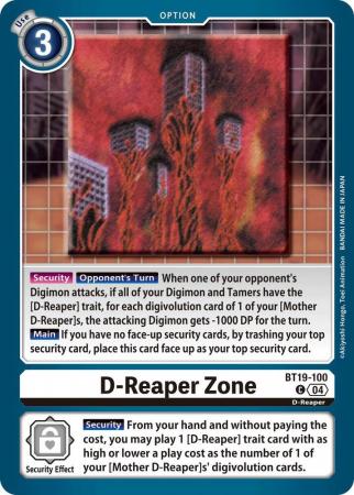 D-Reaper Zone - BT19-100 C - Common