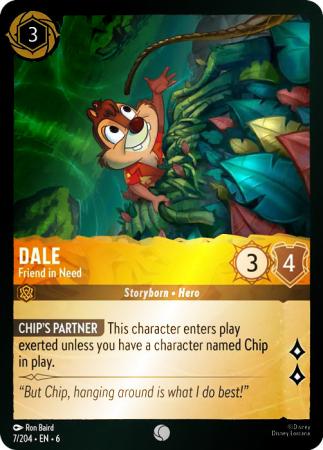 Dale - Friend in Need - 7/204 - Common Cold Foil
