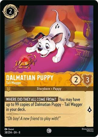Dalmatian Puppy - Tail Wagger - 038/204 - Common
