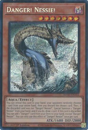 Danger! Nessie! (MP25-EN141) - 2025 Mega-Pack Prismatic Secret Rare 1st Edition