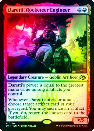 Daretti, Rocketeer Engineer - 0120 - Foil