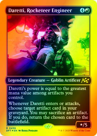 Daretti, Rocketeer Engineer (First-Place Foil) - 0458 - Foil