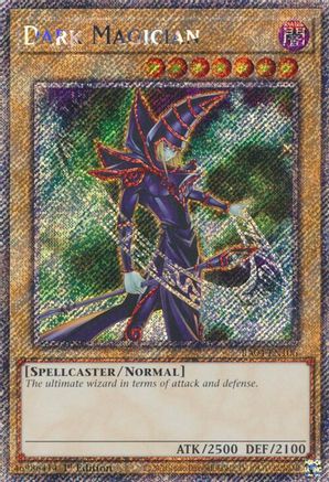 Dark Magician (6th Art) (Platinum Secret Rare) (RA04-EN106) - Quarter Century Stampede Platinum Secret Rare 1st Edition