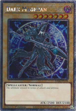 Dark Magician (7th Art) (Platinum Secret Rare) (RA04-EN106) - Quarter Century Stampede Platinum Secret Rare 1st Edition