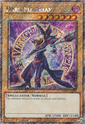 Dark Magician (8th Art) (Platinum Secret Rare) (RA04-EN106) - Quarter Century Stampede Platinum Secret Rare 1st Edition