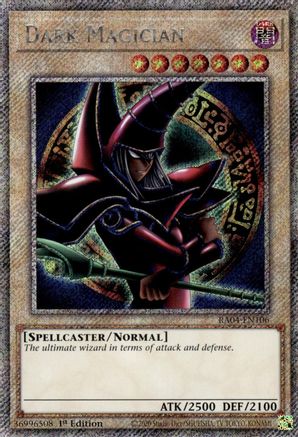 Dark Magician (Arkana) (Platinum Secret Rare) (RA04-EN106) - Quarter Century Stampede Platinum Secret Rare 1st Edition