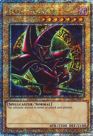 Dark Magician (Arkana) (Quarter Century Secret Rare) (RA04-EN106) - Quarter Century Stampede Quarter Century Secret Rare 1st Edition