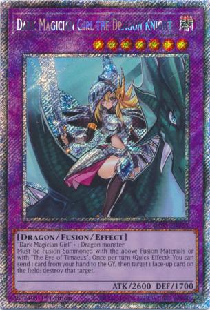Dark Magician Girl the Dragon Knight (Platinum Secret Rare) (RA03-EN258) - Quarter Century Bonanza Platinum Secret Rare 1st Edition