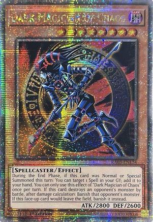 Dark Magician of Chaos (Quarter Century Secret Rare) (RA03-EN134) - Quarter Century Bonanza Quarter Century Secret Rare 1st Edition