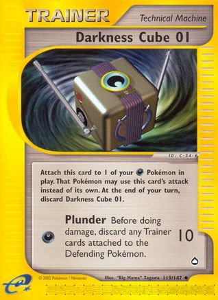 Darkness Cube 01 - 119/147 - Uncommon Reverse Holo