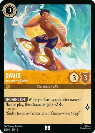 David - Impressive Surfer - 8/204 - Uncommon