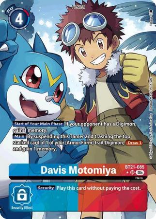 Davis Motomiya (Alternate Art) - BT21-085 SR - Super Rare