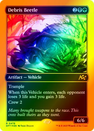 Debris Beetle (First-Place Foil) - 0478 - Foil