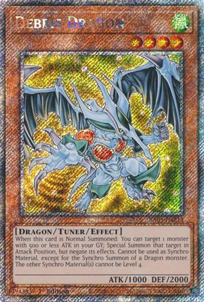 Debris Dragon (Platinum Secret Rare) (RA03-EN214) - Quarter Century Bonanza Platinum Secret Rare 1st Edition