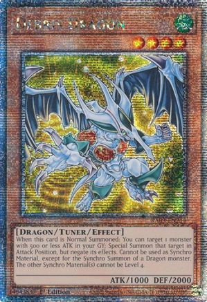 Debris Dragon (Quarter Century Secret Rare) (RA03-EN214) - Quarter Century Bonanza Quarter Century Secret Rare 1st Edition
