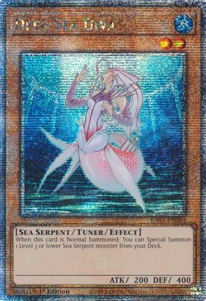Deep Sea Diva (Quarter Century Secret Rare) (RA03-EN004) - Quarter Century Bonanza Quarter Century Secret Rare 1st Edition