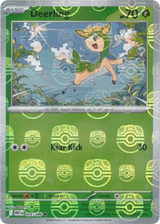 Deerling (Master Ball Pattern) - 006/086 - Common Reverse Holo