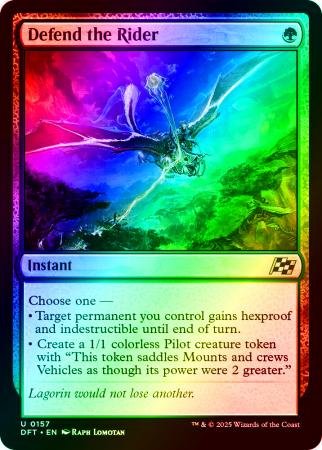 Defend the Rider - 0157 - Foil