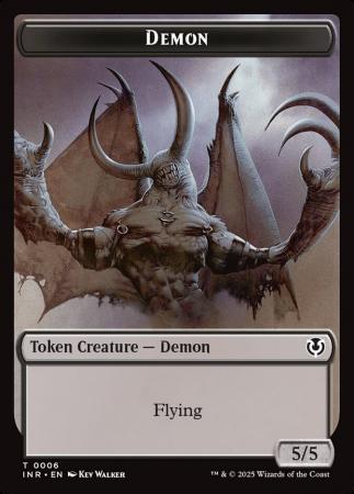 Demon // Human Cleric Double-Sided Token - 6 // 19