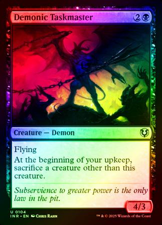 Demonic Taskmaster - 0104 - Foil