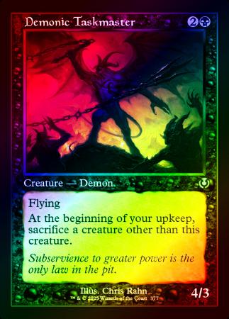 Demonic Taskmaster (Retro Frame) - 0377 - Foil