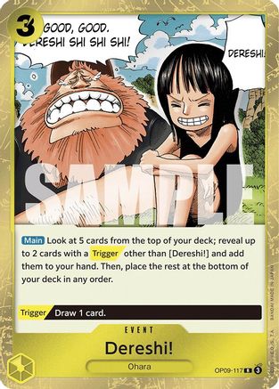 Dereshi - OP09-117 - Rare Foil