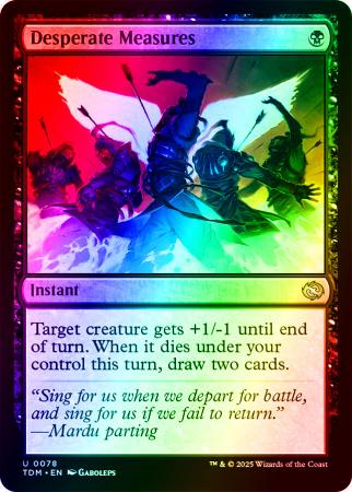 Desperate Measures - 0078 - Foil