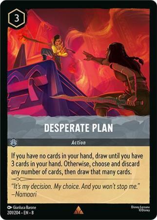 Desperate Plan - 201/204 - Rare