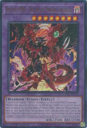 Destiny HERO - Destroyer Phoenix Enforcer (MP25-EN273) - 2025 Mega-Pack Ultra Rare 1st Edition