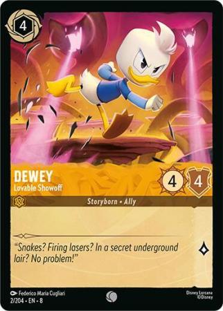 Dewey - Lovable Showoff - 002/204 - Common