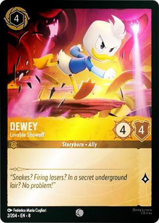 Dewey - Lovable Showoff - 002/204 - Common Cold Foil