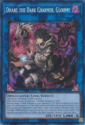 Dharc the Dark Charmer, Gloomy (PCR) (RA03-EN048) - Quarter Century Bonanza Prismatic Collector's Rare 1st Edition