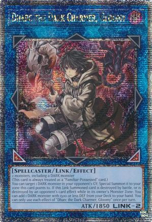 Dharc the Dark Charmer, Gloomy (Quarter Century Secret Rare) (RA03-EN048) - Quarter Century Bonanza Quarter Century Secret Rare 1st Edition