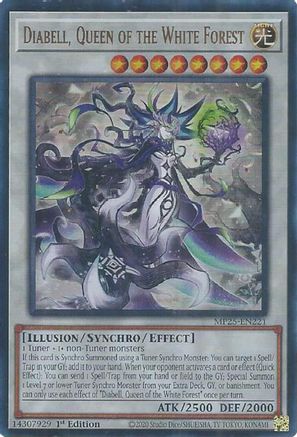 Diabell, Queen of the White Forest (MP25-EN221) - 2025 Mega-Pack Ultra Rare 1st Edition