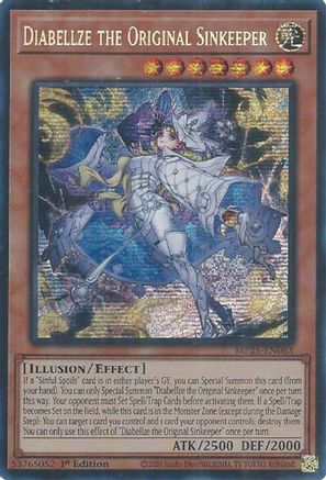 Diabellze the Original Sinkeeper (MP25-EN063) - 2025 Mega-Pack Prismatic Secret Rare 1st Edition
