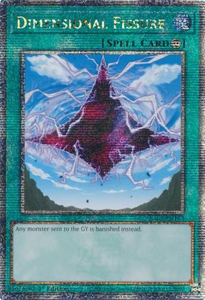 Dimensional Fissure (Quarter Century Secret Rare) (RA03-EN163) - Quarter Century Bonanza Quarter Century Secret Rare 1st Edition