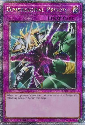 Dimensional Prison (Quarter Century Secret Rare) (RA04-EN132) - Quarter Century Stampede Quarter Century Secret Rare 1st Edition