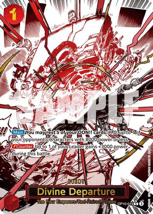 Divine Departure (Parallel) - OP10-019 - Rare Foil