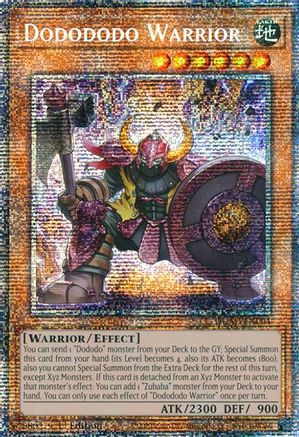 Dodododo Warrior (Starlight Rare) (DUAD-EN004) - Duelist's Advance Starlight Rare 1st Edition