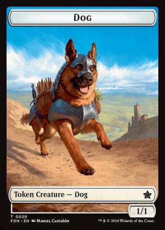 Dog // Beast (0033) Double-Sided Token - 29 // 33