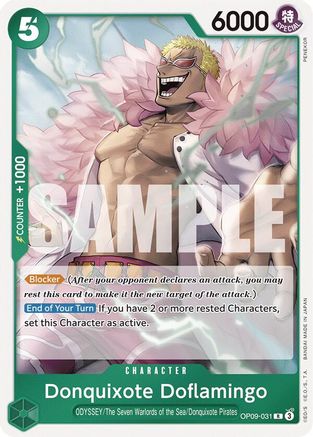 Donquixote Doflamingo - OP09-031 - Rare Foil