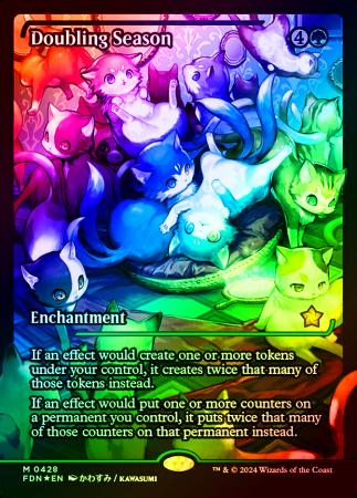 Doubling Season (Showcase) - 0428 - Foil
