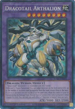 Dracotail Arthalion (CR) (JUSH-EN006) - Justice Hunters Collector's Rare 1st Edition