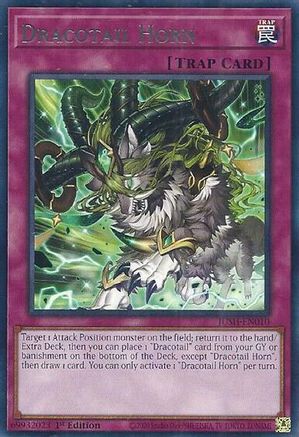 Dracotail Horn (JUSH-EN010) - Justice Hunters Rare 1st Edition