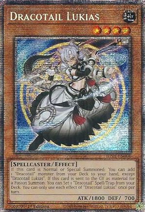 Dracotail Lukias (Starlight Rare) (JUSH-EN001) - Justice Hunters Starlight Rare 1st Edition