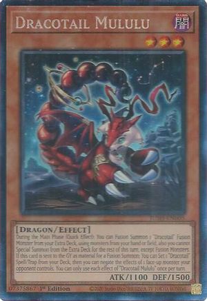 Dracotail Mululu (CR) (JUSH-EN005) - Justice Hunters Collector's Rare 1st Edition