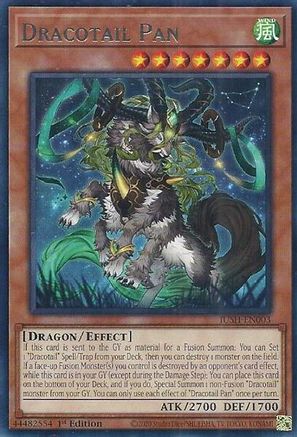 Dracotail Pan (JUSH-EN003) - Justice Hunters Rare 1st Edition