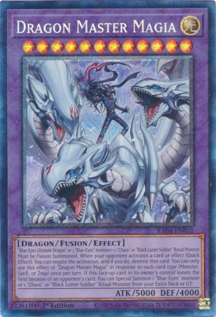 Dragon Master Magia (PCR) (RA04-EN055) - Quarter Century Stampede Prismatic Collector's Rare 1st Edition