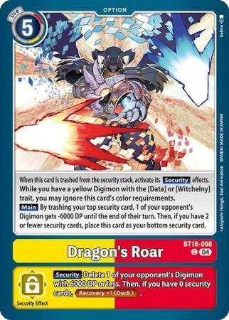 Dragon's Roar - BT18-098 C - Common