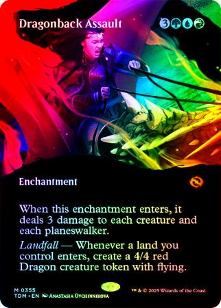 Dragonback Assault (Borderless) - 0355 - Foil